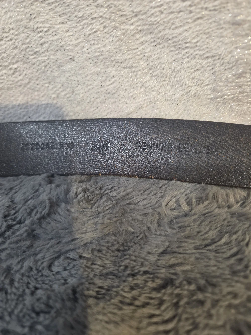 Brown Leather Men’s Belt with Brushed Silver Buckle
